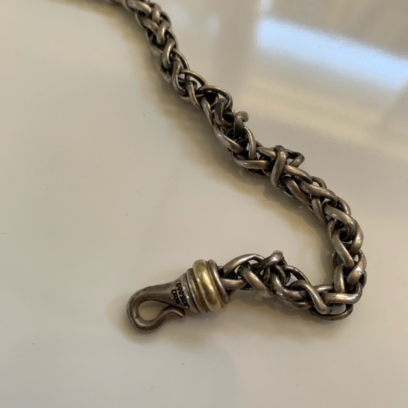 David Yurman 7.5 inches 14k wheat chain bracelet - Picture 2 of 2